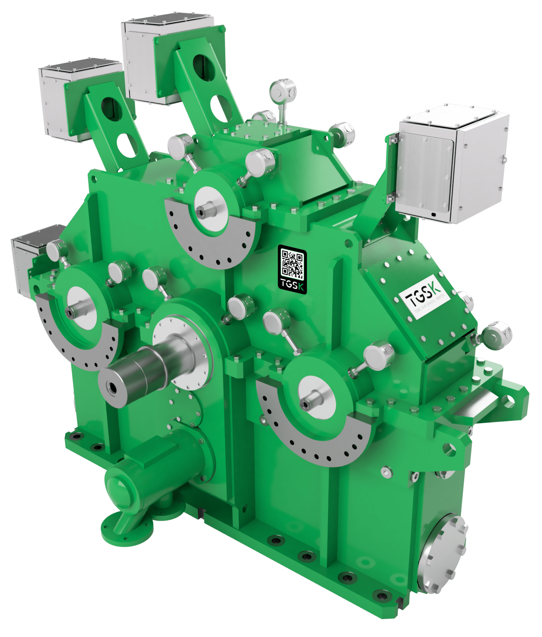 TGSK Turbogetriebe mit ECHO PRM QR-Code
